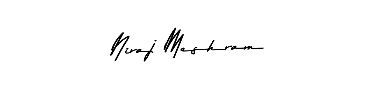 Here are the top 10 professional signature styles for the name Niraj Meshram. These are the best autograph styles you can use for your name. Niraj Meshram signature style 9 images and pictures png