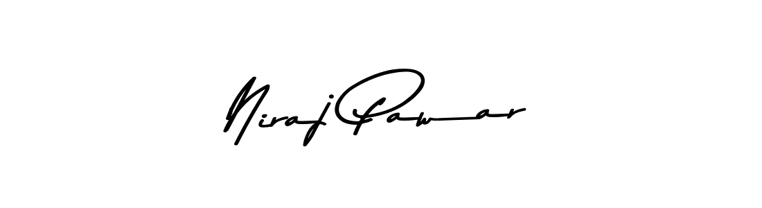 Design your own signature with our free online signature maker. With this signature software, you can create a handwritten (Asem Kandis PERSONAL USE) signature for name Niraj Pawar. Niraj Pawar signature style 9 images and pictures png