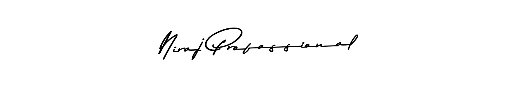 Similarly Asem Kandis PERSONAL USE is the best handwritten signature design. Signature creator online .You can use it as an online autograph creator for name Niraj Profassional. Niraj Profassional signature style 9 images and pictures png