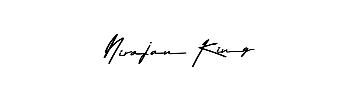 Make a beautiful signature design for name Nirajan King. With this signature (Asem Kandis PERSONAL USE) style, you can create a handwritten signature for free. Nirajan King signature style 9 images and pictures png