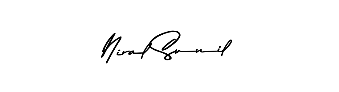 Make a beautiful signature design for name Niral Sunil. Use this online signature maker to create a handwritten signature for free. Niral Sunil signature style 9 images and pictures png