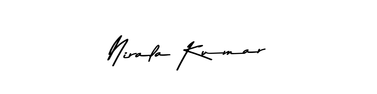Use a signature maker to create a handwritten signature online. With this signature software, you can design (Asem Kandis PERSONAL USE) your own signature for name Nirala Kumar. Nirala Kumar signature style 9 images and pictures png