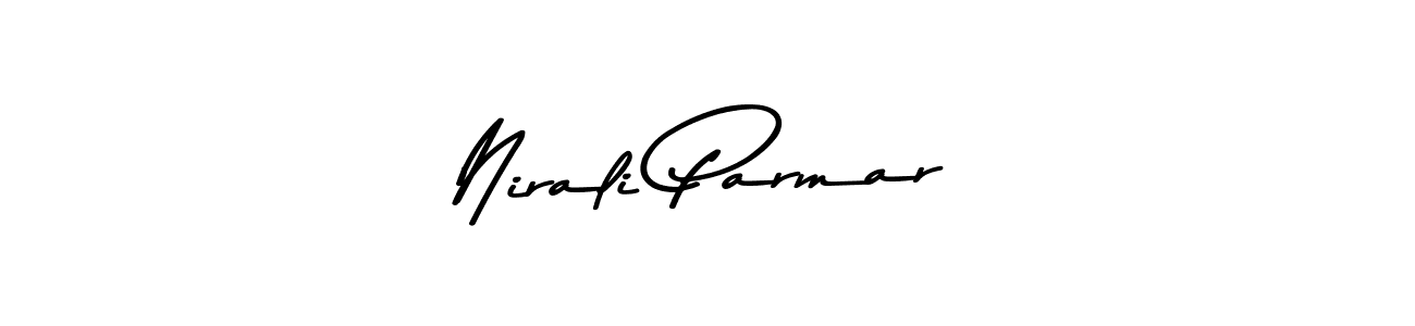The best way (Asem Kandis PERSONAL USE) to make a short signature is to pick only two or three words in your name. The name Nirali Parmar include a total of six letters. For converting this name. Nirali Parmar signature style 9 images and pictures png