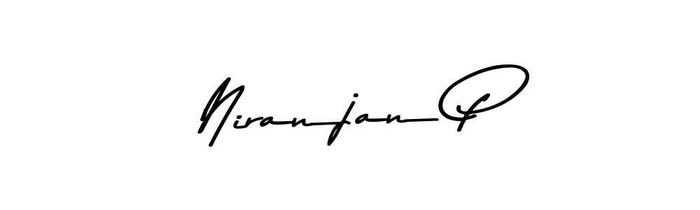 Design your own signature with our free online signature maker. With this signature software, you can create a handwritten (Asem Kandis PERSONAL USE) signature for name Niranjan P. Niranjan P signature style 9 images and pictures png