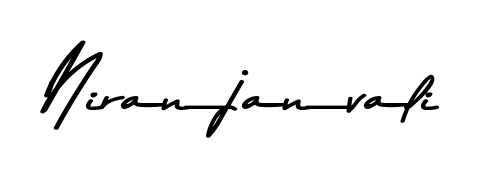 The Asem Kandis PERSONAL USE font transforms the name Niranjanvali into an executive sign with sharp precision and distinguished character. Niranjanvali signature style 9 images and pictures png