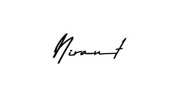 Also You can easily find your signature by using the search form. We will create Nirant name handwritten signature images for you free of cost using Asem Kandis PERSONAL USE sign style. Nirant signature style 9 images and pictures png