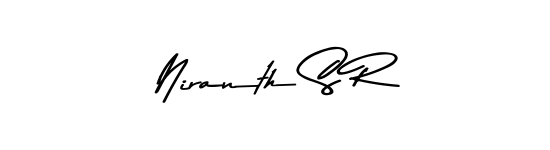 Also You can easily find your signature by using the search form. We will create Niranth S R name handwritten signature images for you free of cost using Asem Kandis PERSONAL USE sign style. Niranth S R signature style 9 images and pictures png