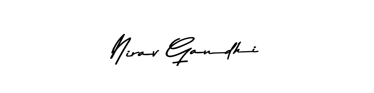 Make a beautiful signature design for name Nirav Gandhi. Use this online signature maker to create a handwritten signature for free. Nirav Gandhi signature style 9 images and pictures png