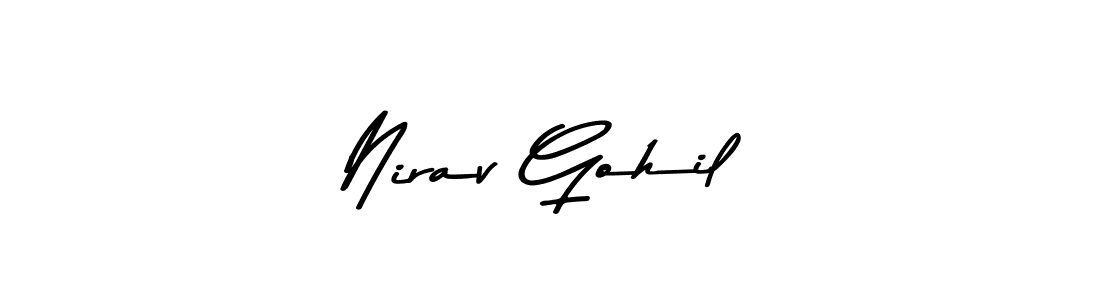 How to make Nirav Gohil signature? Asem Kandis PERSONAL USE is a professional autograph style. Create handwritten signature for Nirav Gohil name. Nirav Gohil signature style 9 images and pictures png