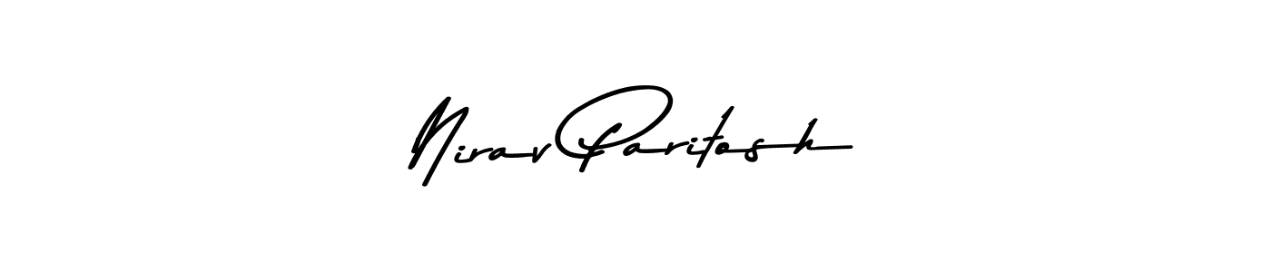 Use a signature maker to create a handwritten signature online. With this signature software, you can design (Asem Kandis PERSONAL USE) your own signature for name Nirav Paritosh. Nirav Paritosh signature style 9 images and pictures png