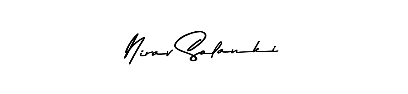 Nirav Solanki stylish signature style. Best Handwritten Sign (Asem Kandis PERSONAL USE) for my name. Handwritten Signature Collection Ideas for my name Nirav Solanki. Nirav Solanki signature style 9 images and pictures png