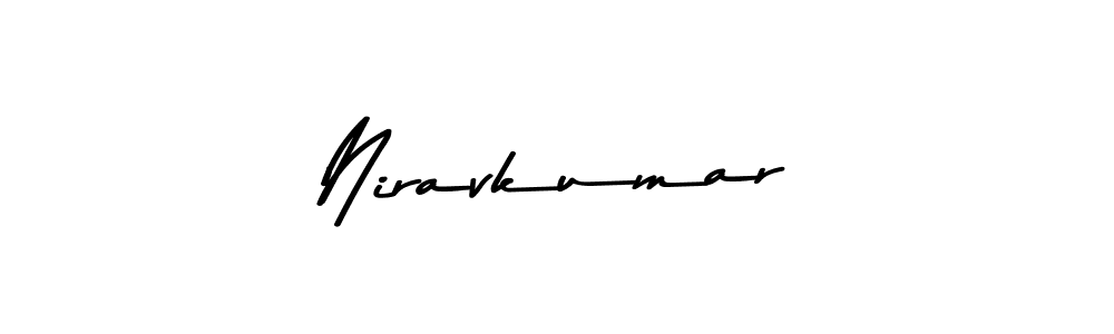 Create a beautiful signature design for name Niravkumar. With this signature (Asem Kandis PERSONAL USE) fonts, you can make a handwritten signature for free. Niravkumar signature style 9 images and pictures png
