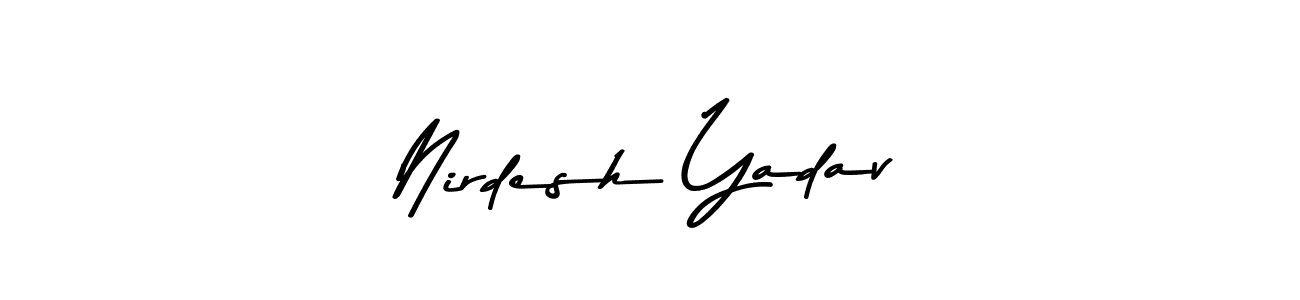 Similarly Asem Kandis PERSONAL USE is the best handwritten signature design. Signature creator online .You can use it as an online autograph creator for name Nirdesh Yadav. Nirdesh Yadav signature style 9 images and pictures png