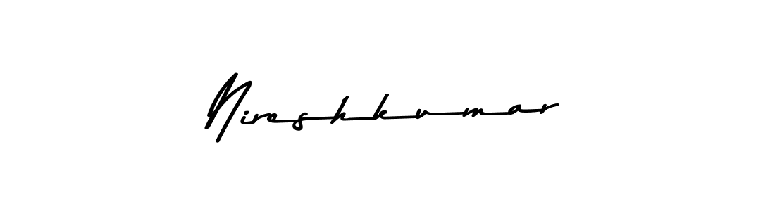 You can use this online signature creator to create a handwritten signature for the name Nireshkumar. This is the best online autograph maker. Nireshkumar signature style 9 images and pictures png