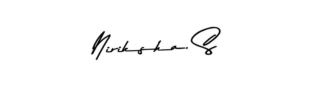 It looks lik you need a new signature style for name Niriksha. S. Design unique handwritten (Asem Kandis PERSONAL USE) signature with our free signature maker in just a few clicks. Niriksha. S signature style 9 images and pictures png
