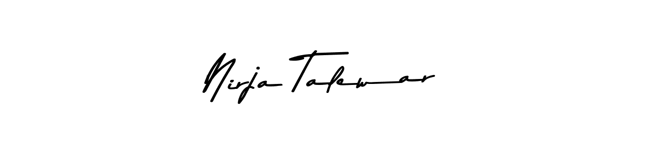 Similarly Asem Kandis PERSONAL USE is the best handwritten signature design. Signature creator online .You can use it as an online autograph creator for name Nirja Talewar. Nirja Talewar signature style 9 images and pictures png