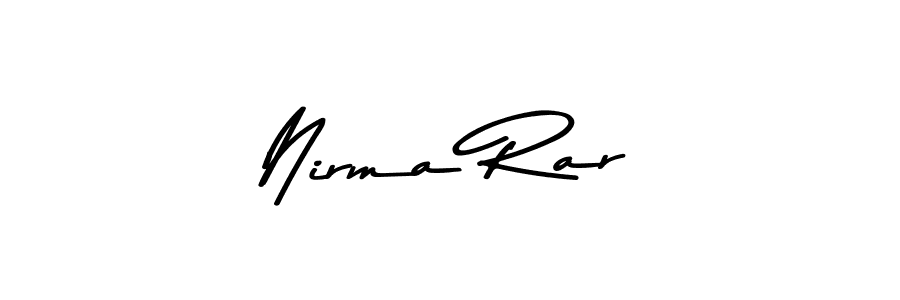 How to make Nirma Rar signature? Asem Kandis PERSONAL USE is a professional autograph style. Create handwritten signature for Nirma Rar name. Nirma Rar signature style 9 images and pictures png