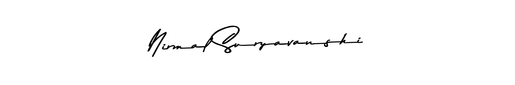 Asem Kandis PERSONAL USE is a professional signature style that is perfect for those who want to add a touch of class to their signature. It is also a great choice for those who want to make their signature more unique. Get Nirmal Suryavanshi name to fancy signature for free. Nirmal Suryavanshi signature style 9 images and pictures png