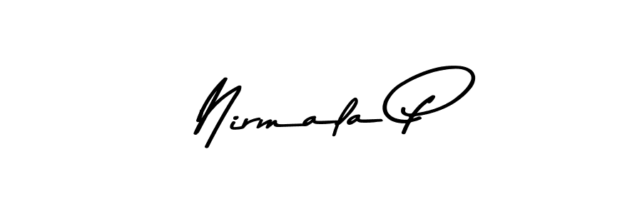 Also You can easily find your signature by using the search form. We will create Nirmala P name handwritten signature images for you free of cost using Asem Kandis PERSONAL USE sign style. Nirmala P signature style 9 images and pictures png