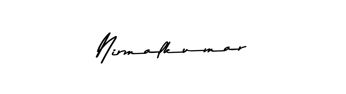 Use a signature maker to create a handwritten signature online. With this signature software, you can design (Asem Kandis PERSONAL USE) your own signature for name Nirmalkumar. Nirmalkumar signature style 9 images and pictures png