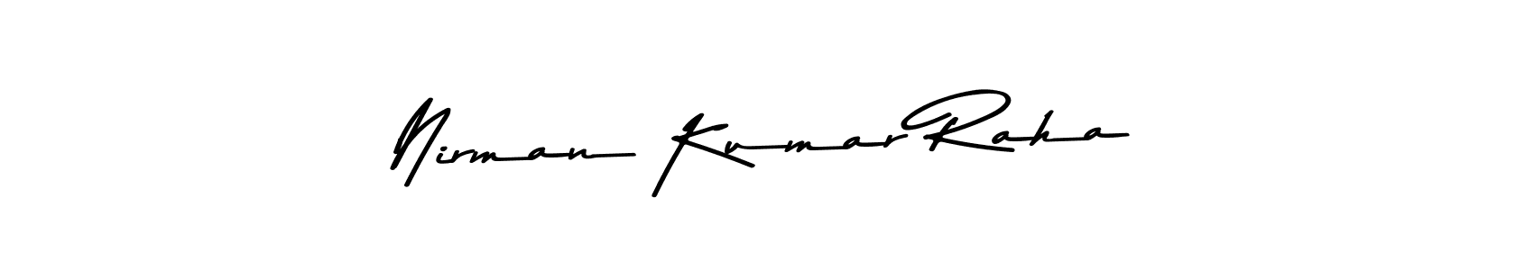 See photos of Nirman Kumar Raha official signature by Spectra . Check more albums & portfolios. Read reviews & check more about Asem Kandis PERSONAL USE font. Nirman Kumar Raha signature style 9 images and pictures png