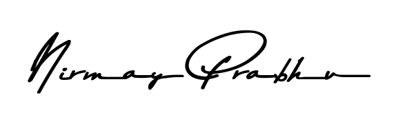 Discover the perfect balance of readability and style for Nirmay Prabhu with Asem Kandis PERSONAL USE font. Create your dream signature today. Nirmay Prabhu signature style 9 images and pictures png