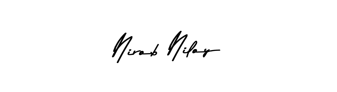 You can use this online signature creator to create a handwritten signature for the name Nirob Niloy. This is the best online autograph maker. Nirob Niloy signature style 9 images and pictures png