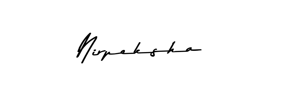 Also You can easily find your signature by using the search form. We will create Nirpeksha name handwritten signature images for you free of cost using Asem Kandis PERSONAL USE sign style. Nirpeksha signature style 9 images and pictures png