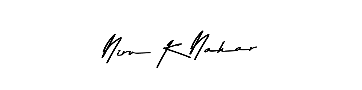 Also we have Niru K Nahar name is the best signature style. Create professional handwritten signature collection using Asem Kandis PERSONAL USE autograph style. Niru K Nahar signature style 9 images and pictures png