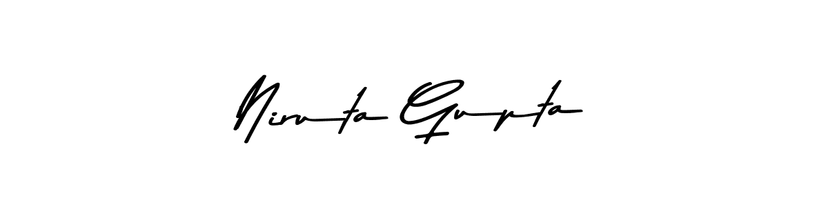 The best way (Asem Kandis PERSONAL USE) to make a short signature is to pick only two or three words in your name. The name Niruta Gupta include a total of six letters. For converting this name. Niruta Gupta signature style 9 images and pictures png