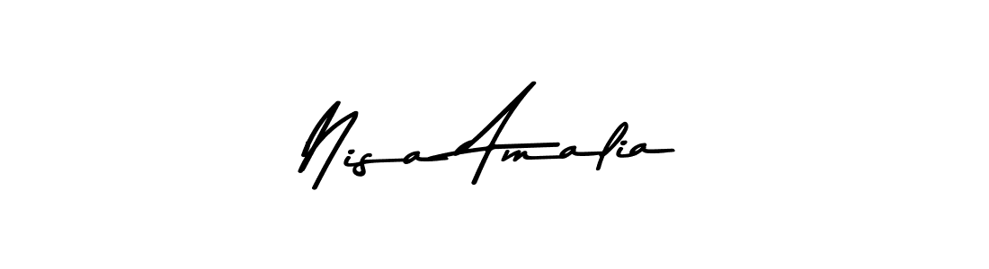 Asem Kandis PERSONAL USE is a professional signature style that is perfect for those who want to add a touch of class to their signature. It is also a great choice for those who want to make their signature more unique. Get Nisa Amalia name to fancy signature for free. Nisa Amalia signature style 9 images and pictures png
