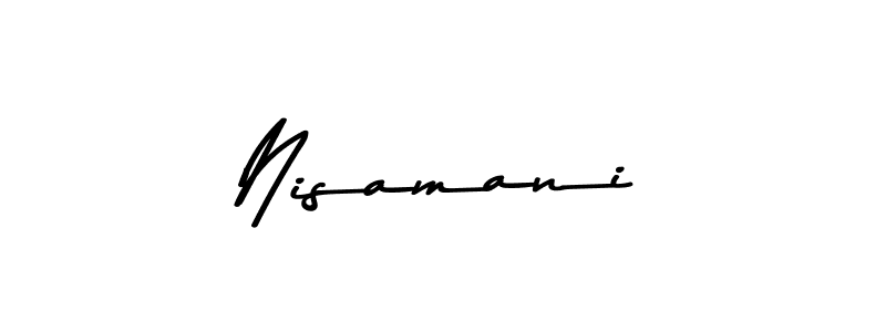 How to make Nisamani signature? Asem Kandis PERSONAL USE is a professional autograph style. Create handwritten signature for Nisamani name. Nisamani signature style 9 images and pictures png