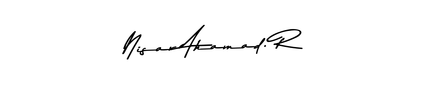 It looks lik you need a new signature style for name Nisar Ahamad. R. Design unique handwritten (Asem Kandis PERSONAL USE) signature with our free signature maker in just a few clicks. Nisar Ahamad. R signature style 9 images and pictures png