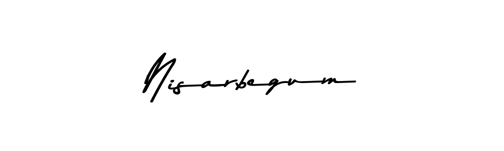 Make a beautiful signature design for name Nisarbegum. With this signature (Asem Kandis PERSONAL USE) style, you can create a handwritten signature for free. Nisarbegum signature style 9 images and pictures png