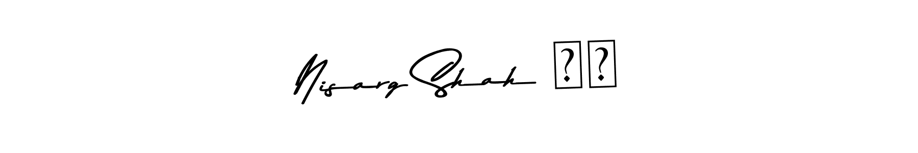 Check out images of Autograph of Nisarg Shah ❤️ name. Actor Nisarg Shah ❤️ Signature Style. Asem Kandis PERSONAL USE is a professional sign style online. Nisarg Shah ❤️ signature style 9 images and pictures png