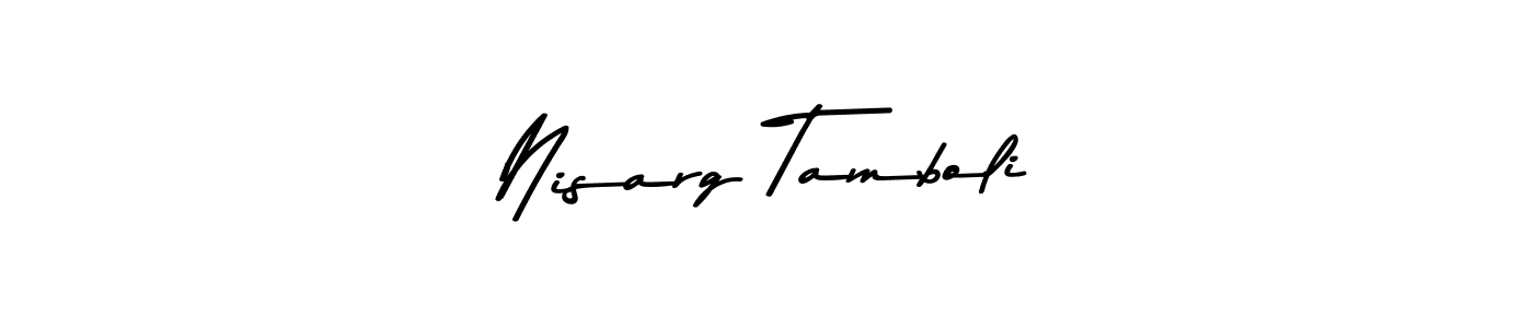 It looks lik you need a new signature style for name Nisarg Tamboli. Design unique handwritten (Asem Kandis PERSONAL USE) signature with our free signature maker in just a few clicks. Nisarg Tamboli signature style 9 images and pictures png