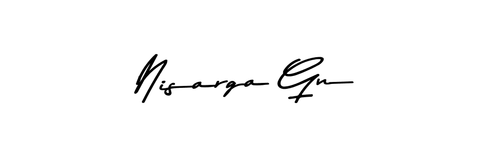 How to Draw Nisarga Gn signature style? Asem Kandis PERSONAL USE is a latest design signature styles for name Nisarga Gn. Nisarga Gn signature style 9 images and pictures png