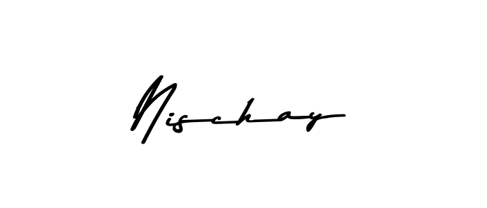 Make a beautiful signature design for name Nischay. With this signature (Asem Kandis PERSONAL USE) style, you can create a handwritten signature for free. Nischay signature style 9 images and pictures png