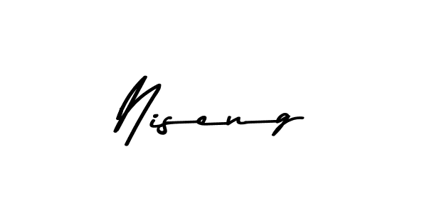 How to make Niseng signature? Asem Kandis PERSONAL USE is a professional autograph style. Create handwritten signature for Niseng name. Niseng signature style 9 images and pictures png