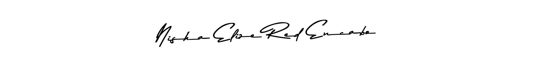 Similarly Asem Kandis PERSONAL USE is the best handwritten signature design. Signature creator online .You can use it as an online autograph creator for name Nisha Elize Red Encabo. Nisha Elize Red Encabo signature style 9 images and pictures png