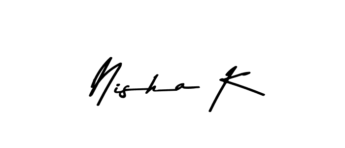 Make a short Nisha K signature style. Manage your documents anywhere anytime using Asem Kandis PERSONAL USE. Create and add eSignatures, submit forms, share and send files easily. Nisha K signature style 9 images and pictures png