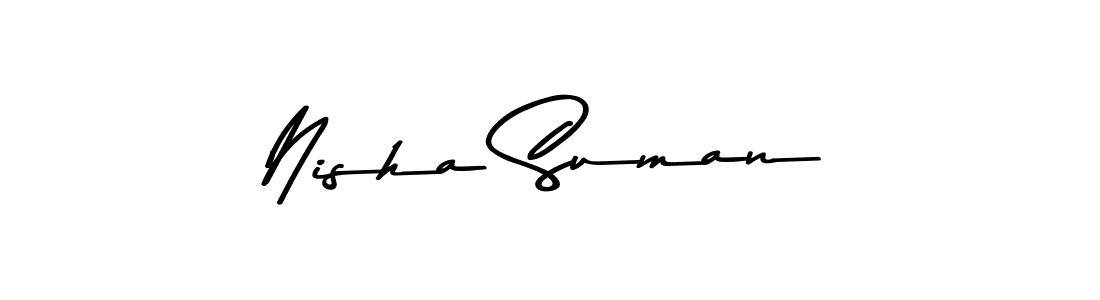 Similarly Asem Kandis PERSONAL USE is the best handwritten signature design. Signature creator online .You can use it as an online autograph creator for name Nisha Suman. Nisha Suman signature style 9 images and pictures png
