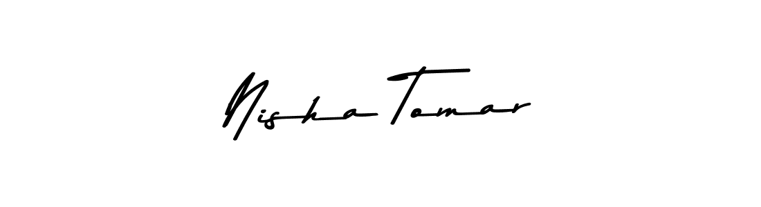 Make a short Nisha Tomar signature style. Manage your documents anywhere anytime using Asem Kandis PERSONAL USE. Create and add eSignatures, submit forms, share and send files easily. Nisha Tomar signature style 9 images and pictures png