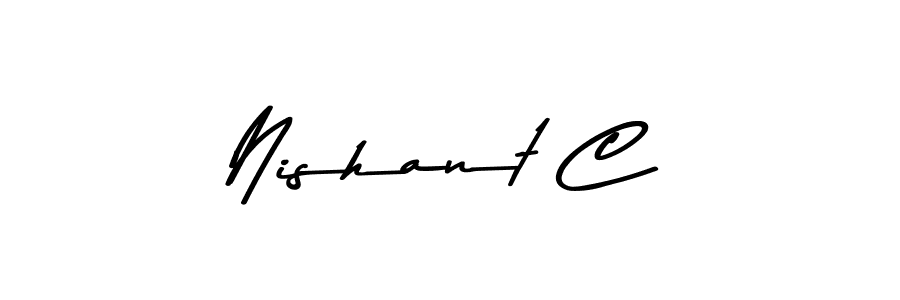 Check out images of Autograph of Nishant C name. Actor Nishant C Signature Style. Asem Kandis PERSONAL USE is a professional sign style online. Nishant C signature style 9 images and pictures png