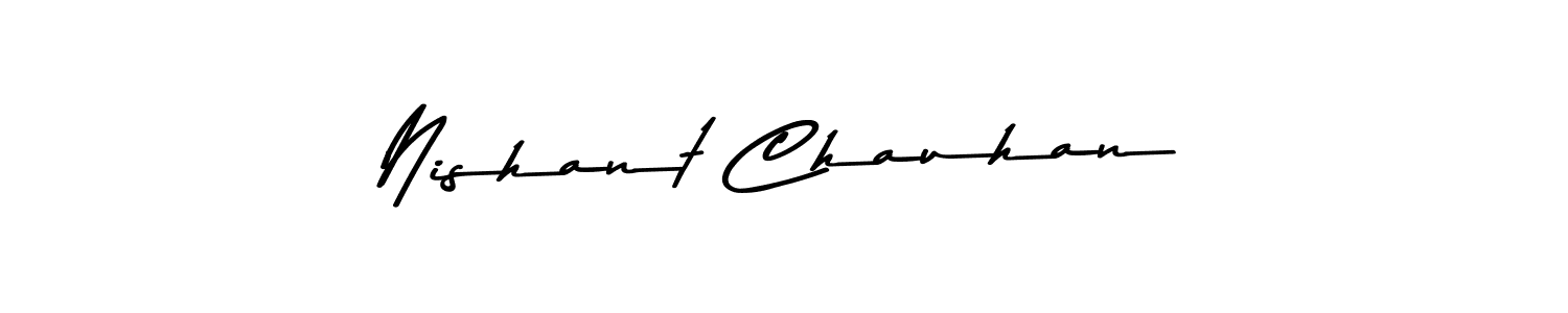 Also You can easily find your signature by using the search form. We will create Nishant Chauhan name handwritten signature images for you free of cost using Asem Kandis PERSONAL USE sign style. Nishant Chauhan signature style 9 images and pictures png