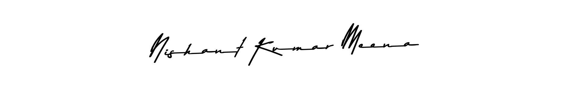 Similarly Asem Kandis PERSONAL USE is the best handwritten signature design. Signature creator online .You can use it as an online autograph creator for name Nishant Kumar Meena. Nishant Kumar Meena signature style 9 images and pictures png