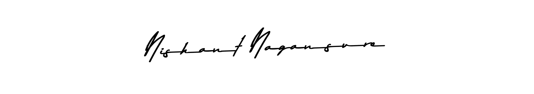 Here are the top 10 professional signature styles for the name Nishant Nagansure. These are the best autograph styles you can use for your name. Nishant Nagansure signature style 9 images and pictures png