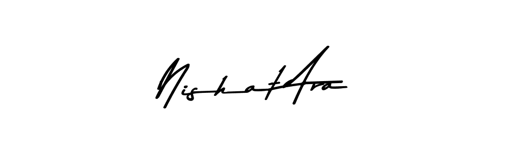 Use a signature maker to create a handwritten signature online. With this signature software, you can design (Asem Kandis PERSONAL USE) your own signature for name Nishat Ara. Nishat Ara signature style 9 images and pictures png