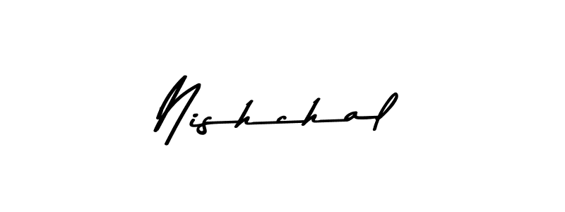 Create a beautiful signature design for name Nishchal. With this signature (Asem Kandis PERSONAL USE) fonts, you can make a handwritten signature for free. Nishchal signature style 9 images and pictures png