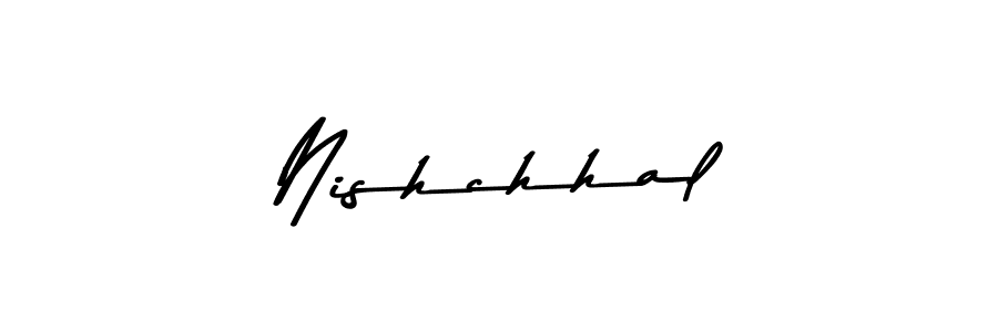 Nishchhal stylish signature style. Best Handwritten Sign (Asem Kandis PERSONAL USE) for my name. Handwritten Signature Collection Ideas for my name Nishchhal. Nishchhal signature style 9 images and pictures png